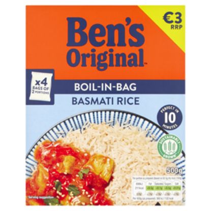 Picture of BENS Basmati 500g Boil in Bag x9